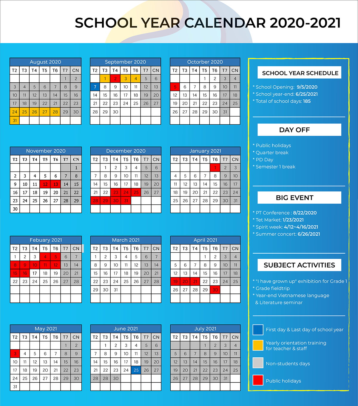 school year calendar 2020 2021