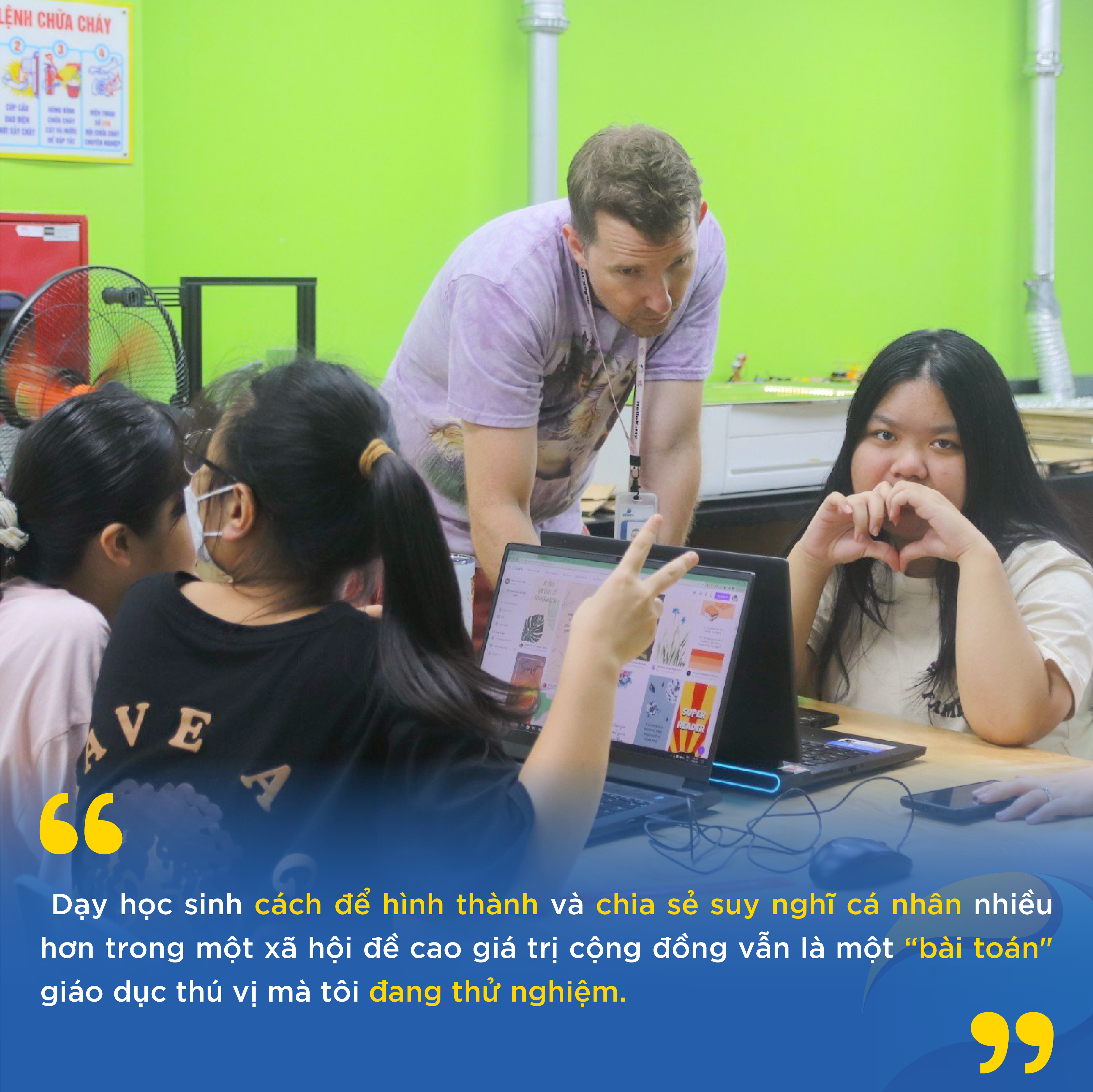 Mr. Michael Shawn Leonard holds a Master's degree in Education Science from the University of Pennsylvania, one of the top eight Ivy League schools in the United States. He currently serves as the Head of the Mathematics Department at The Dewey Schools Tay Ho Tay.