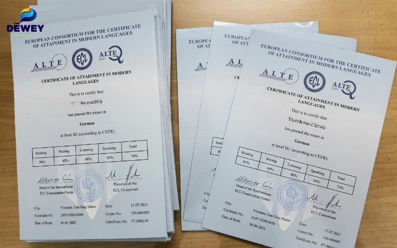 Cần có chứng chỉ tiếng Đức để làm hồ sơ