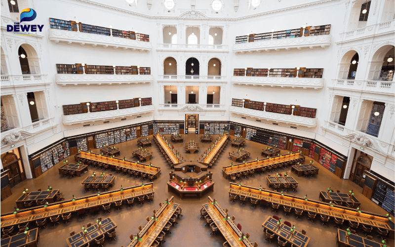 Thư viện hiện đại tại Đại học Melbourne, nơi đào tạo sư phạm top đầu thế giới