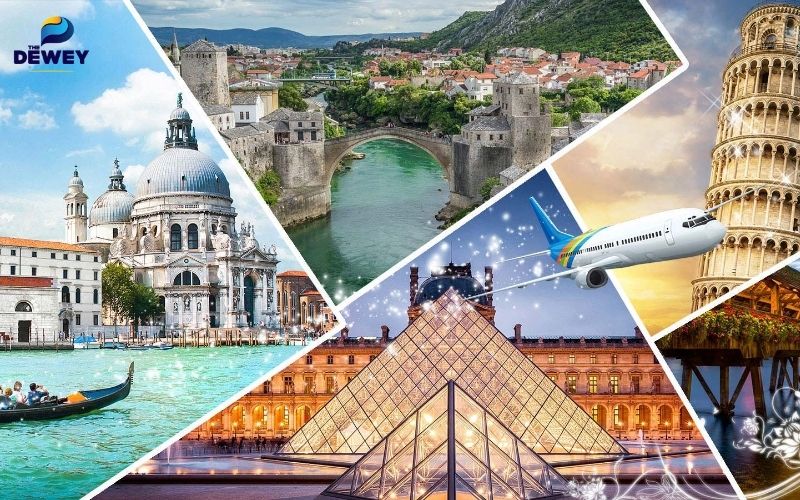 Top các quốc gia hàng đầu được lựa chọn để xét học bổng hè