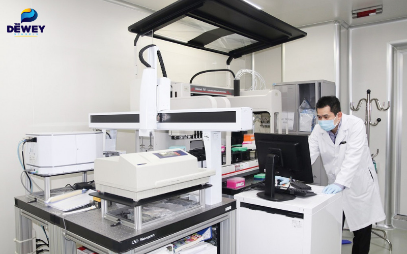 Nghiên cứu sinh đang thực hiện dự án nghiên cứu tại Hungary