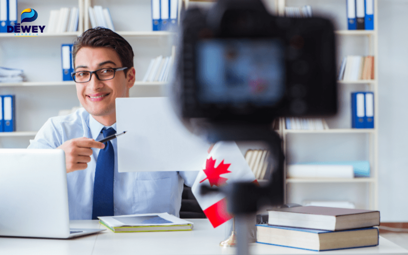 Sinh viên quốc tế luyện tập phỏng vấn du học Canada 