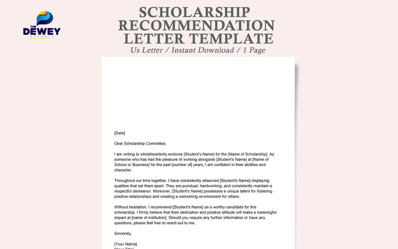 Thư giới thiệu xin học bổng là gì?